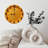 Modern Yellow Wall Clock