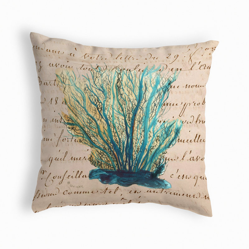 Outdoor Reversible Throw Pillow