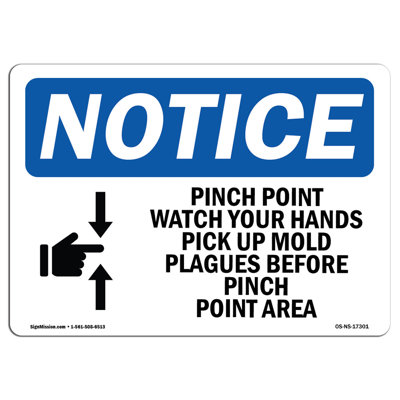 Pinch Point Watch Your Hands Sign