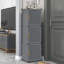 8 Pair Stackable Shoe Storage Cabinet