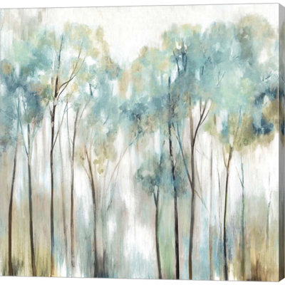 Grace Land Teal Version by Allison Pearce - Wrapped Canvas Print