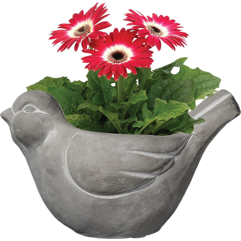 Derwin Pot Planter, 5.5" H x 5.25" W x 8.75" D, Natural