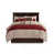 Motif floral rouge