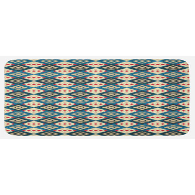 Rustic Polyester Kitchen Mat