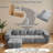 Modular Chenille Cloud Sofa, 3-Piece Boneless L-Shape Sectional with Ottoman, No Assembly-1568298401