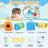 15.4' x 14.6' Bounce House with Air Blower & 2 Water Slides & 2 Splash Pools & 2 Climbing Walls
