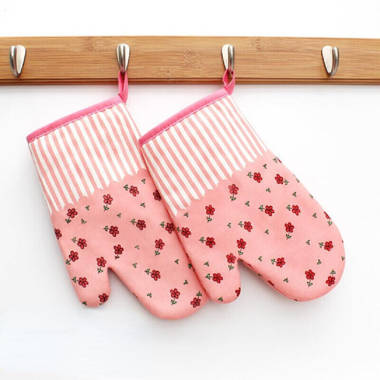 Captive Gala 100% Cotton Oven Mitt Set