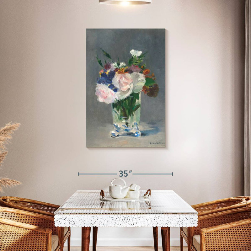 Vase en cristal Harnek, H 45 po x l 30 po