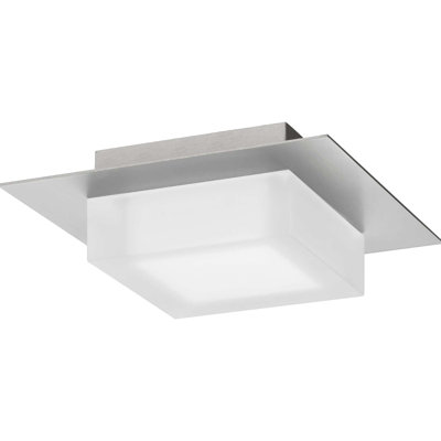 8 Inch Square Flush Mount Led, Energy - Smart Lighting Solution, 750 Lumens From 15W 3 Color Temperature Choices  3000K/4000K/5000K , Dimmable With Compatible Dimmers, Etched Acrylic Diffuser For