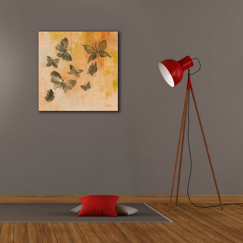 Toile épique «Butterfly Silhouettes 1» par Silvia Vassileva, art épique, 26 po x 26 po, H 26 po x l 26 po