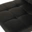 Swivel Upholstered and Faux Leather Adjustable Height Bar Stool