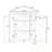 Bathroom corner Storage Cabinet with 2 Doors and Adjustable Shelves-1100304117