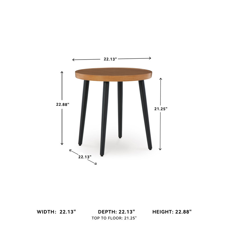 Patrica Outdoor Coffee Table, 22" x 22" x 22.81"