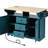 55.7" Kitchen Island With 2 Drop Leaf, Rolling On 5 Wheels, Power Supply, Folding Storage Table And Style, Feature, Charging Station, 3 Drawers, For Use-939359853