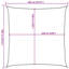 Cassano 2.5m x 2m Rectangular Shade Sail