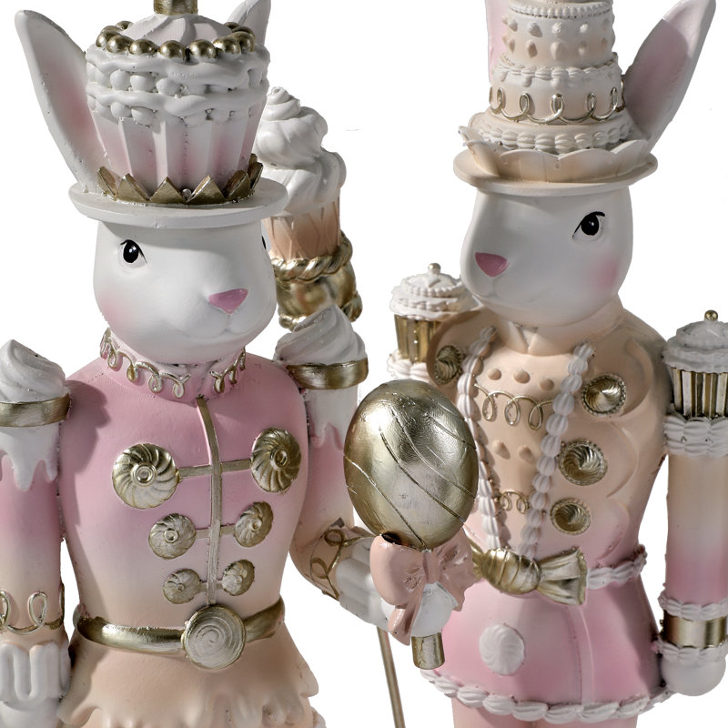 Lapin 12 po en résine 12 po