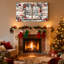 «Christmas Christmas Window with Snow and Ornaments», ensemble de 3 impressions d'art sur toile-1801073369