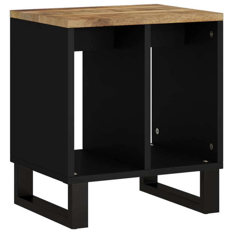 Sled End Table, Light Wood