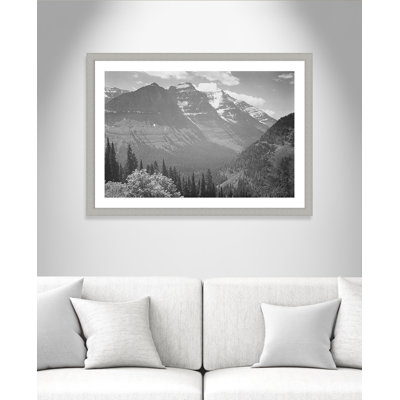Lyliana Adams Glacier National Park Montana 2' by Ansel Adams Framed Photographic Print