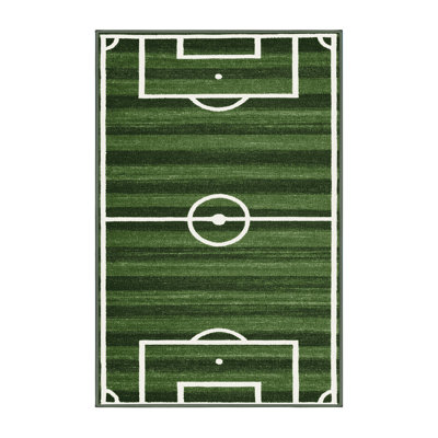 Washable Futsal Sports Area Rug