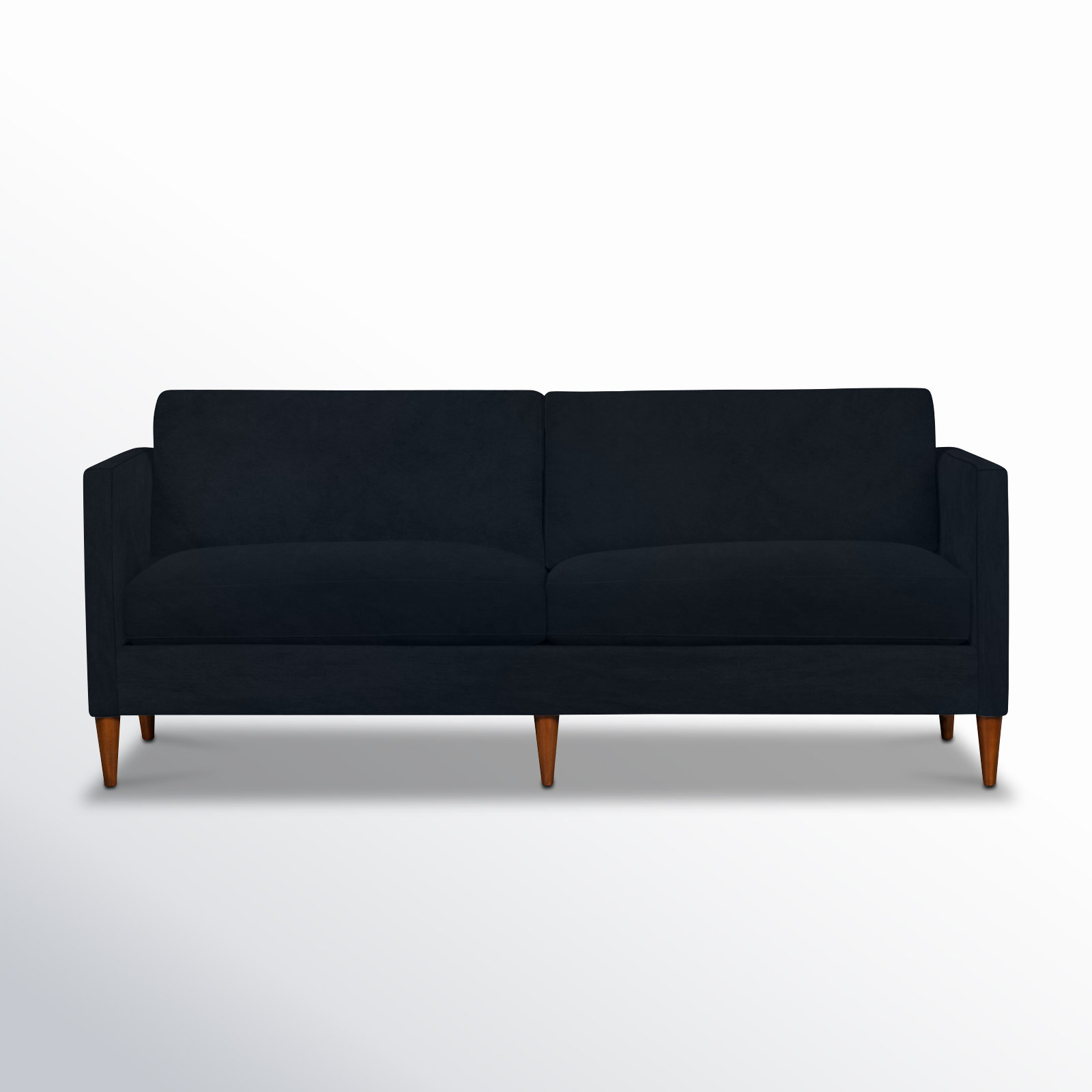 Clifford 87'' Sofa, Bella Ink Blue Performance Velvet