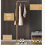 Portemanteaux décoratif décoratif chic et moderne en métal doré 18 po Nelea - parfait pour les vestibules et les couloirs