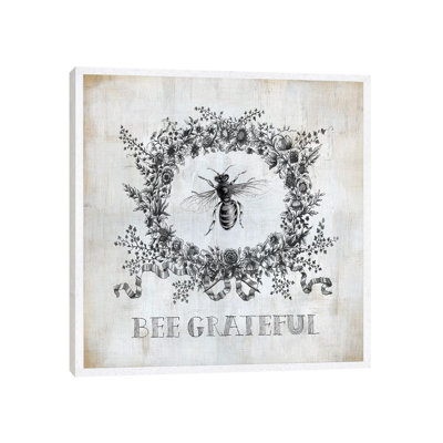 Bee Grateful by Carol Robinson - Print on Canvas