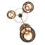 Luminaire suspendu cylindrique à 3 lumières