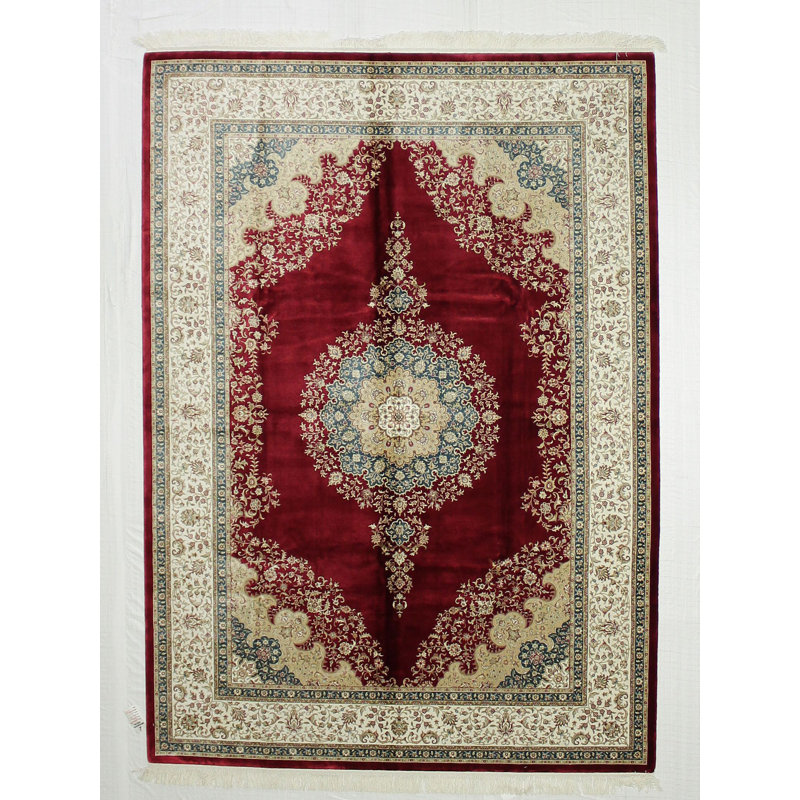 Tapis traditionnel touffeté à la main 5 pi 6 po x 7 pi 8 po Antep