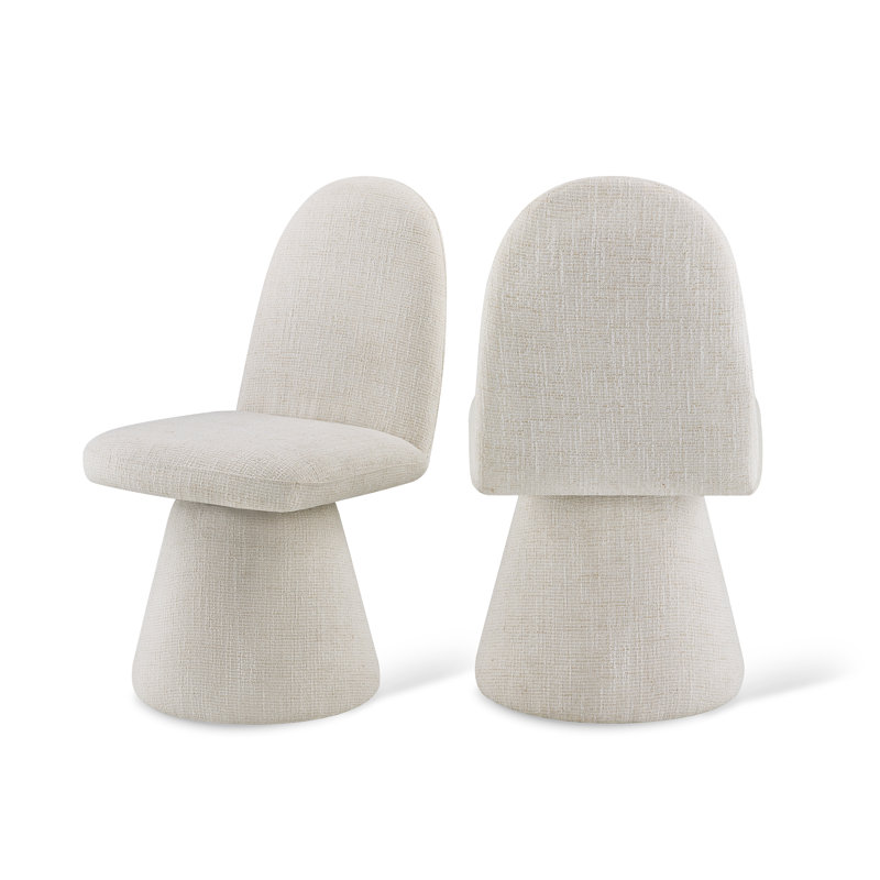 Chaises d'appoint 2 pièces Meine, Oatmeal