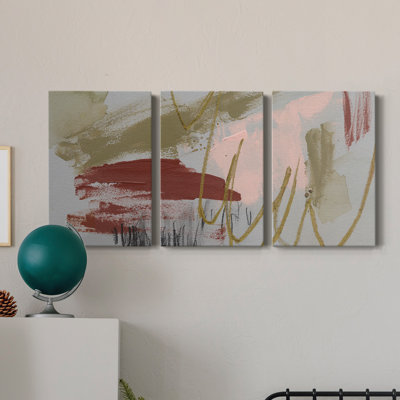 52_Scriptbles & Paint I - Toile tendue avec châssis de qualité supérieure - prête à être accrochée