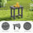 All Weather Adirondack Outdoor HDPE Side Table-1921709565