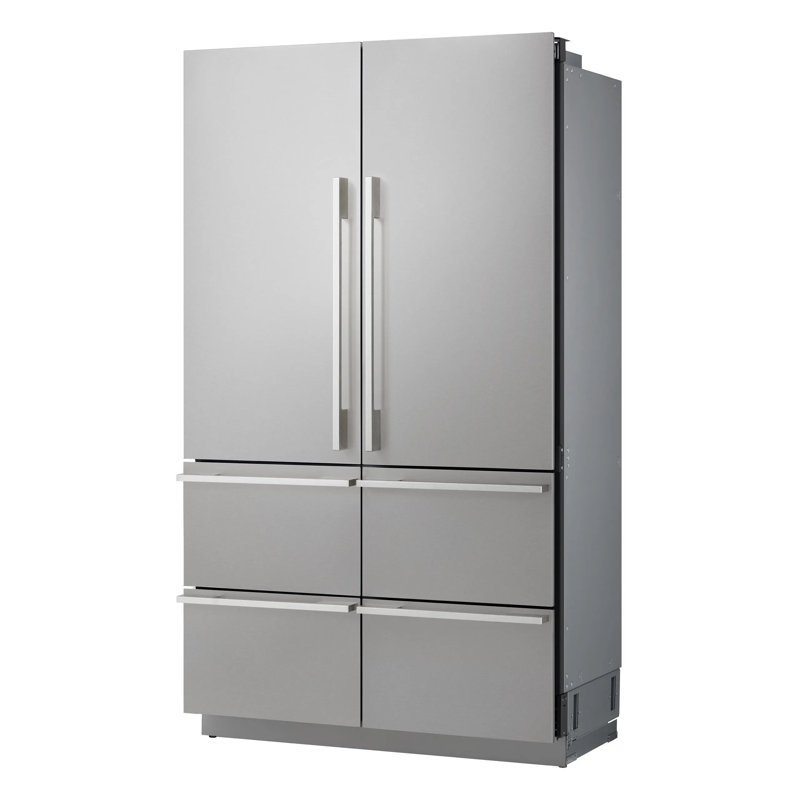 48" Built-in Transitional French Door Refrigerator