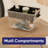  4.75 Qt. Clear Small Storage Bin with Lid, Plastic Organizing Storage Box for Home, 18 Pack-1671985424