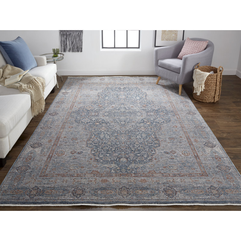 Gilford Oriental Indoor Rug, Rectangle 4' x 5'3"