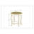 Glass Top End Table
