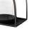 Black Arched tabletop metal candle holer