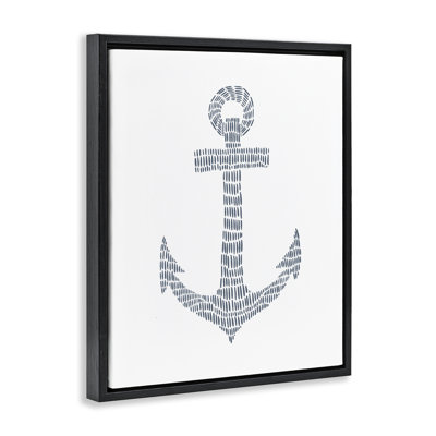 «Minimal Nautical Anchor», encadrée par Jetty Home, LLC
