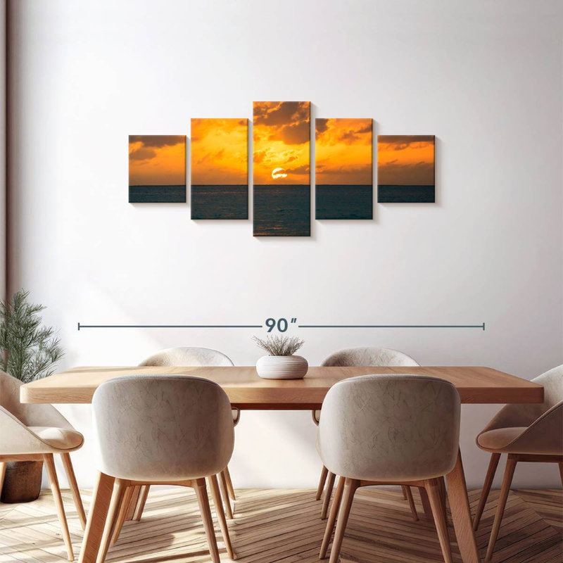 Jamaica Golden Avonna Sunset, 30" H x 68" W