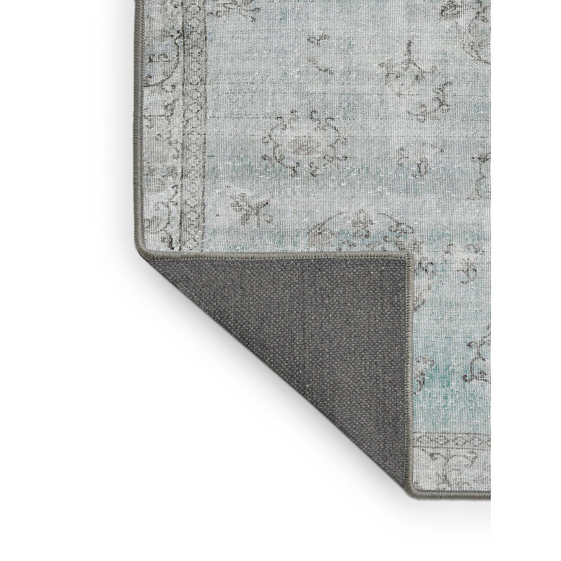 Tapis oriental en laine beige / vert, Rectangle 8 pi x 10 pi