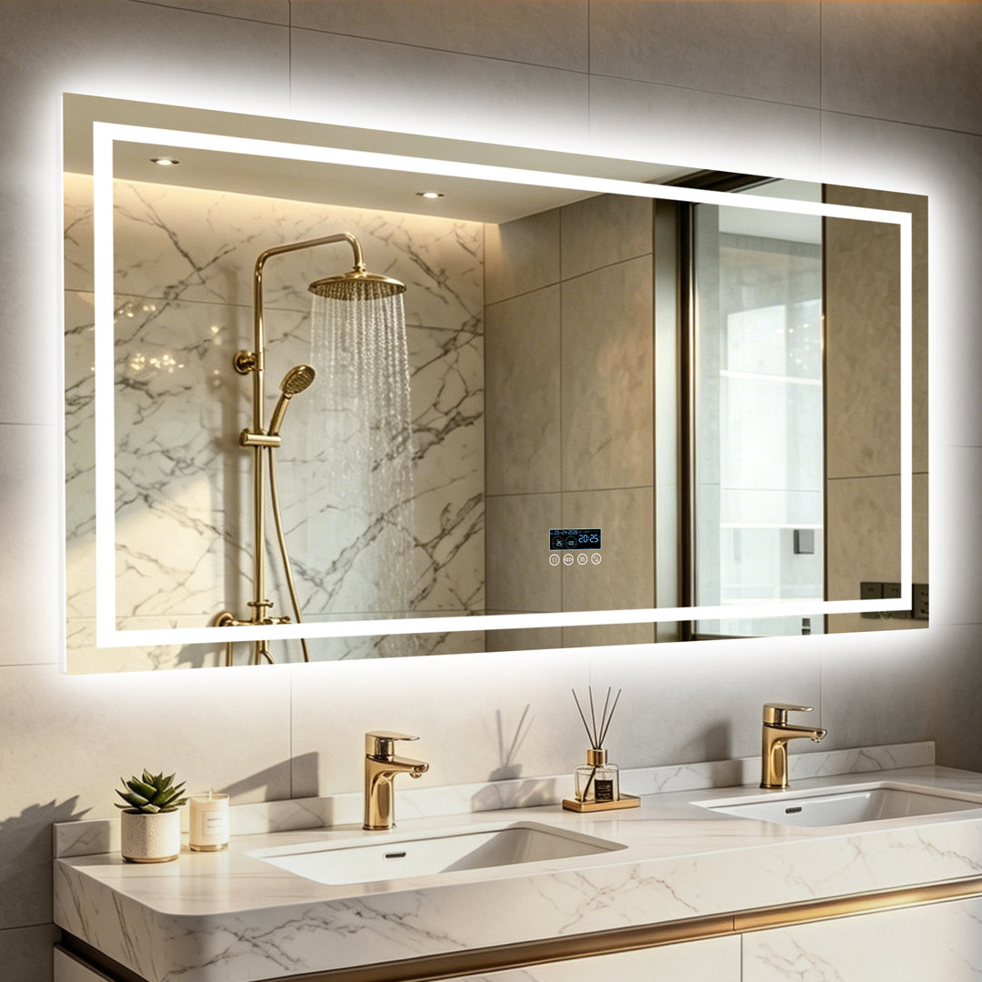 Rectangle Bluetooth Led Mirror