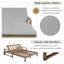 Chaise longue double avec dossier réglable-129466807