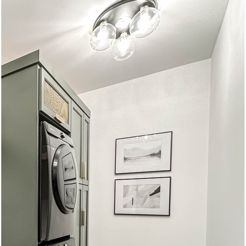 Davian Glass Flush Mount