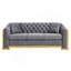 Ensemble de canapé Chesterfield Velvet Luxury
