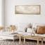 «Serene Cloudscape in Cream Tones», art sur toile encadré - Scène de ciel neutre et tranquille pour chambre ou spa-115165294-115165292