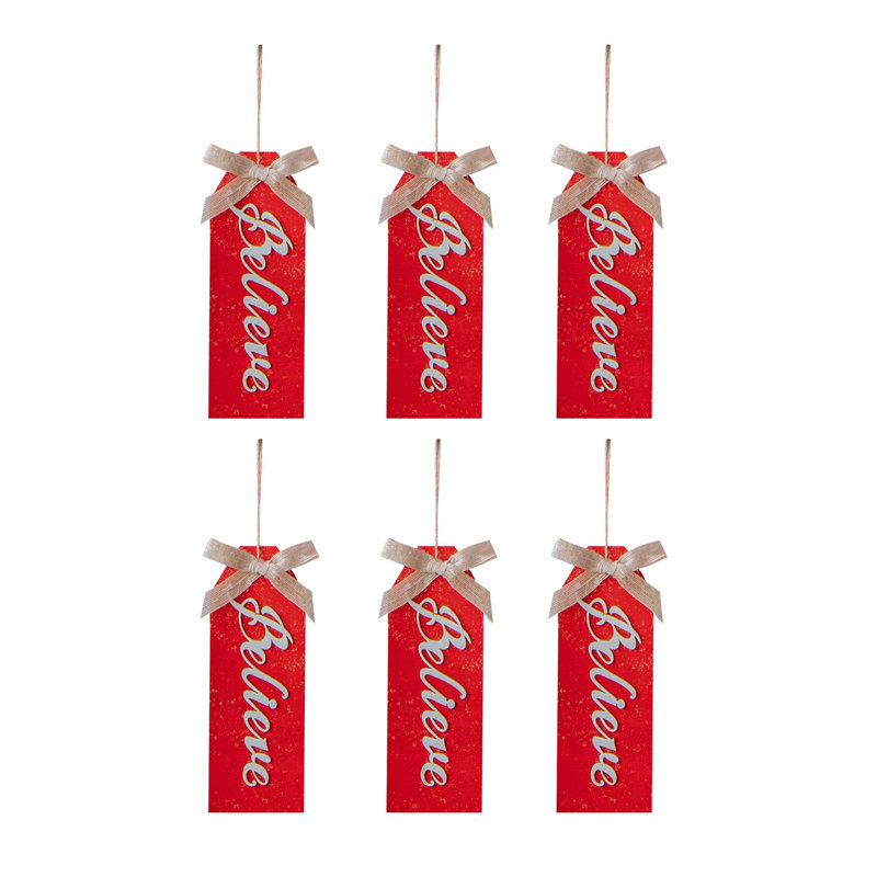 11'' Plywood Holiday Shaped Ornament