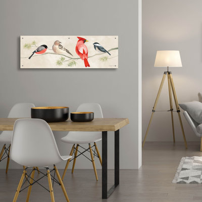 «Festive Friends 6» par Danhui Nai, art mural en verre acrylique