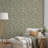 Blossom Branches Olive Wallpaper-1436309177