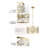  4-Light Modern Drum Chandelier with Globe Crystal Drops-1822414803