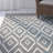 Norfolk Flatweave Wool Geometric Indoor Rug-21530527